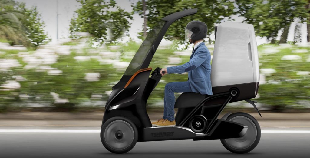 The Torrot Velocípedo is a new concept of three wheeled electric and interconnected vehicle on Electric Motorcycles News
