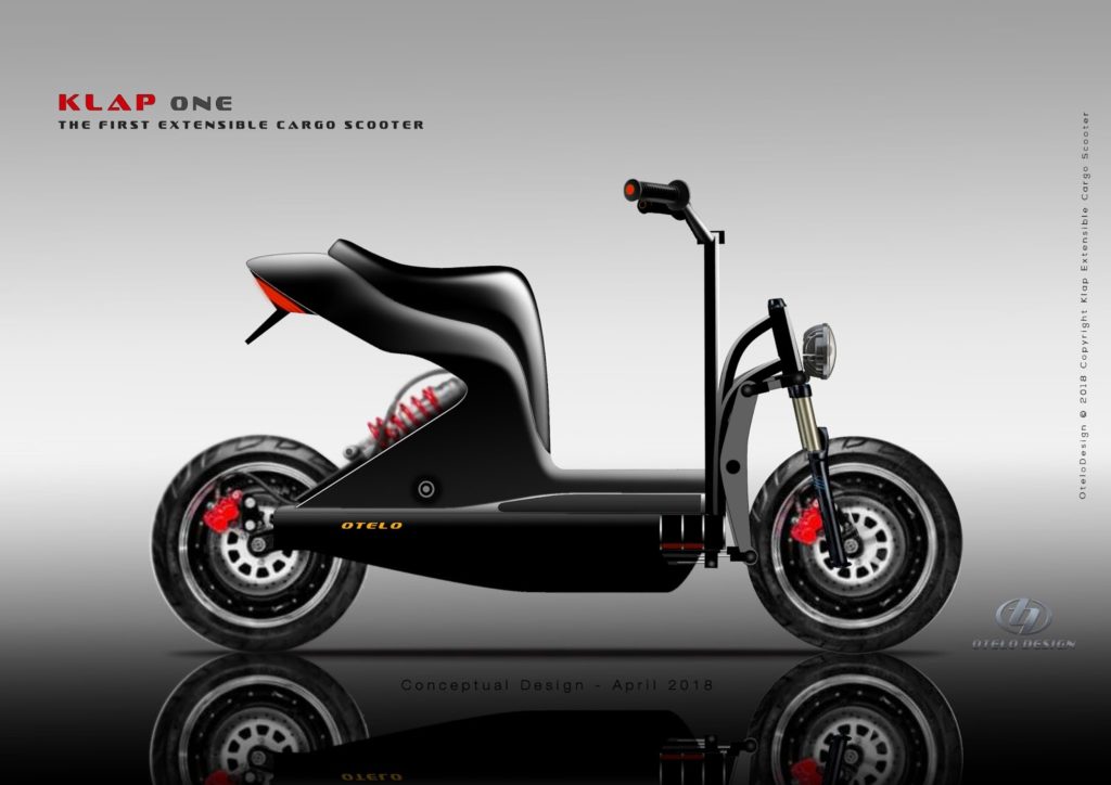 Electric Motorcycles News - Daniel Otelo Cargo scooter