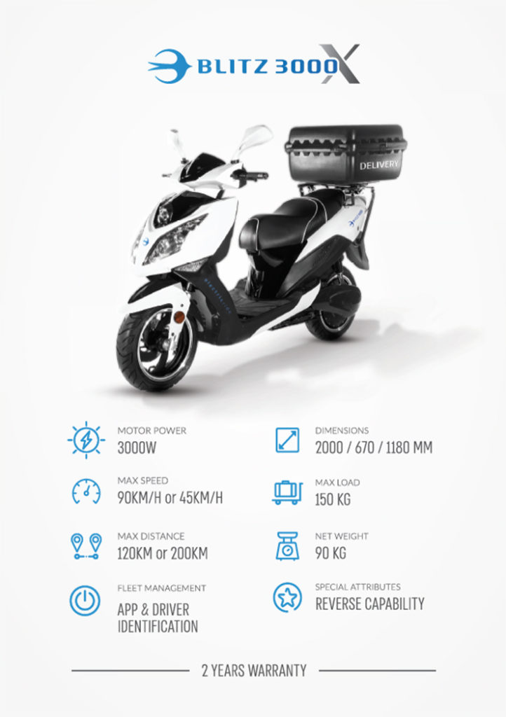 BLITZ 3000X | Electric Motorcycles News