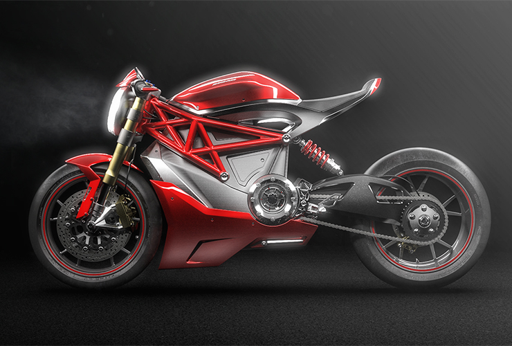 Allessandro Lupo | Ducati Monster Electric Concept