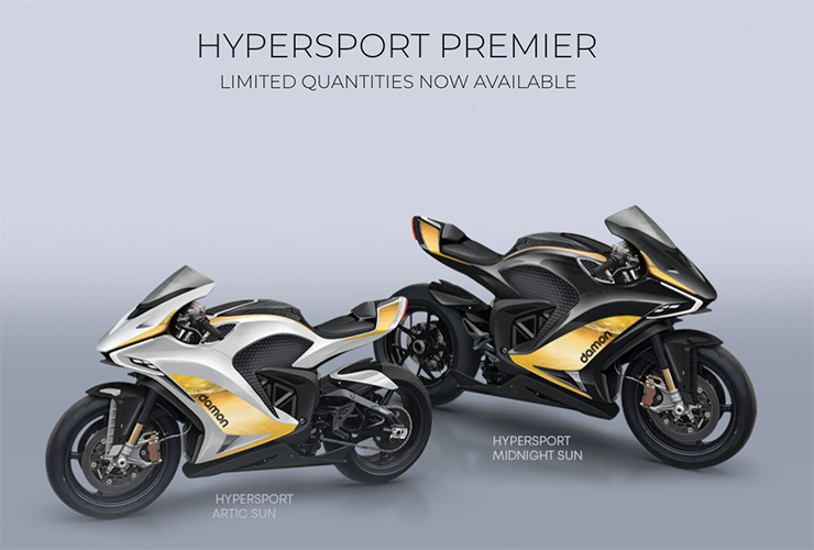 Damon Motorcycles - Hypersport Premier - Electric Motorcycles News (EMN)
