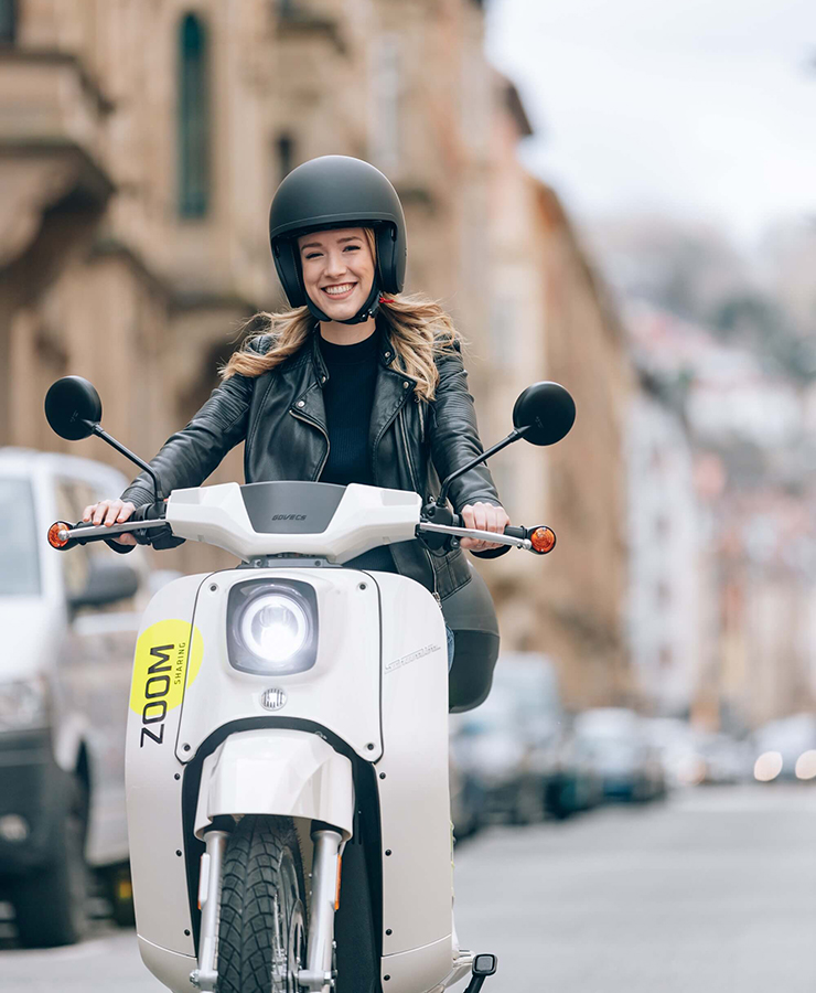 sædvanligt lovgivning klatre Govecs launches mobility service with E-Schwalbes in Stuttgart |  thepack.news | THE PACK - Electric motorcycle news