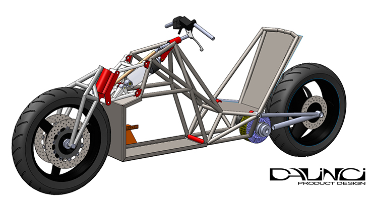 Feet forward - Dalinci - Eric Vloemans - THE PACK - Electric Motorcycles News